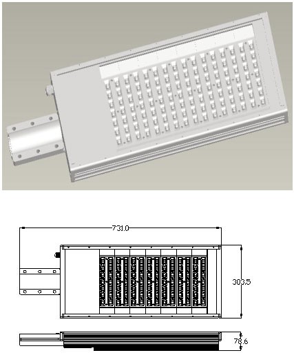 120W LED路灯